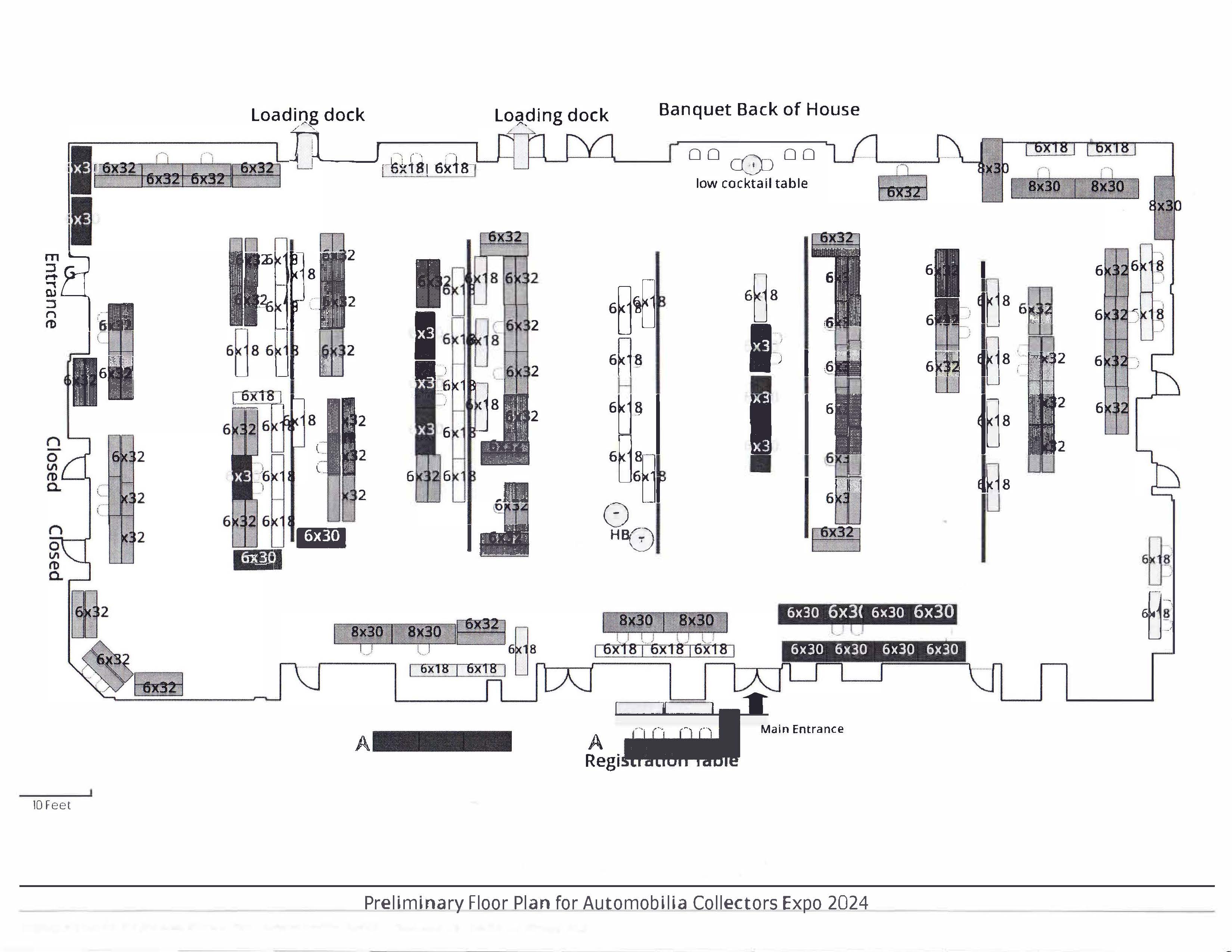 Automobilia Collectors Expo 2024 Floor Map