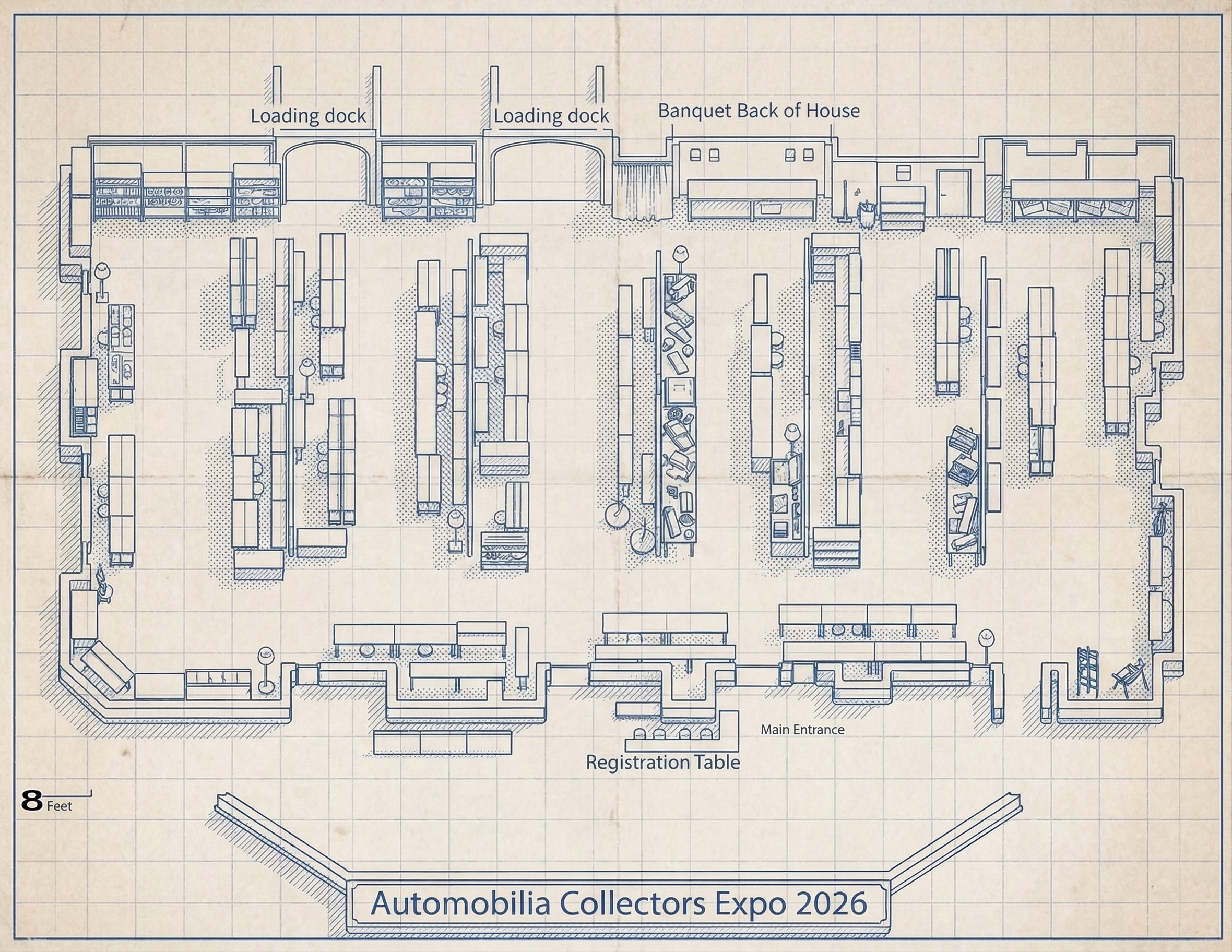 Automobilia Collectors Expo 2026 Floor Map